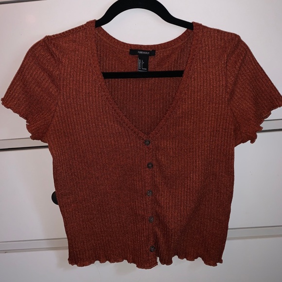 burnt orange top - Picture 1 of 1